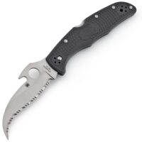 Ніж Spyderco Matriarch 2 Emerson C12SBK2 Чорний зі світлим клинком
