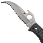 Ніж Spyderco Matriarch 2 Emerson C12SBK2 Чорний зі світлим клинком