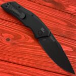 Ніж Kershaw Launch 1 Automatic 7100BW Чорний з чорним клинком