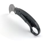 Ніж Microtech Bastinelli ICONIC Auto Karambit Чорний із чорним клинком