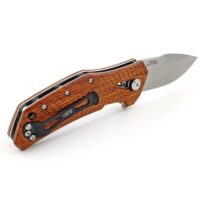 Ніж Zero Tolerance 0308 Африканське світло-коричневе дерево (під шкіру пітона)