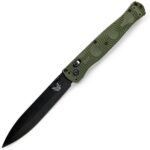 Ніж Benchmade SOCP 391 Tactical Folder Чорний з чорним клинком