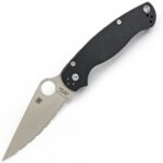 Ніж Spyderco Paramilitary 2 C81GS2 Full Serrated Салатовий