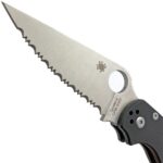 Ніж Spyderco Paramilitary 2 C81GS2 Full Serrated Салатовий