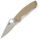 Ніж Spyderco Paramilitary 2 C81GS2 Full Serrated Салатовий