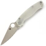 Ніж Spyderco Paramilitary 2 C81GS2 Full Serrated Салатовий
