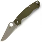 Ніж Spyderco ParaMilitary 2 Exclusive Tanto Салатовий