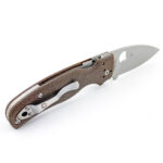 Ніж Spyderco Shaman C229 Micarta Коричневий з світлим клинком