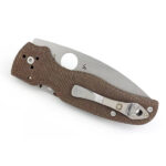 Ніж Spyderco Shaman C229 Micarta Коричневий з світлим клинком