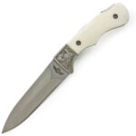 Тичковий ніж Cobratec White Bone Push Dagger