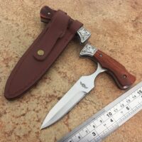 Тичковий ніж Cobratec White Bone Push Dagger