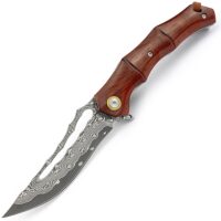 Ніж Damascus Bamboo Wood