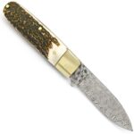 Ніж Hen & Rooster Deer Stag One Blade Damascus