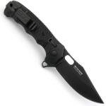 Ніж SOG Seal XR Flipper XR-Lock Синій/Чорний з чорним клинком