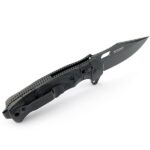 Ніж SOG Seal XR Flipper XR-Lock Синій/Чорний з чорним клинком