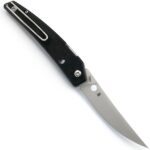 Ніж Spyderco Ikuchi C242 G10 Чорний зі світлим клинком