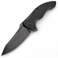 Ніж Brous Blades T4 Flipper Чорний з чорним клинком