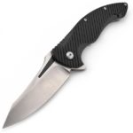Ніж Brous Blades T4 Flipper Чорний з чорним клинком
