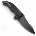 Ніж Brous Blades T4 Flipper Чорний з чорним клинком