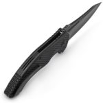 Ніж Brous Blades T4 Flipper Чорний з чорним клинком
