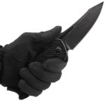 Ніж Brous Blades T4 Flipper Чорний з чорним клинком