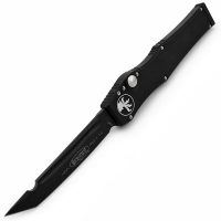 Ніж Microtech HALO V Tanto Чорний з чорним клинком