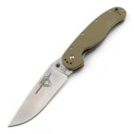 Ніж Ontario Rat Folder Model 1 Салатовий зі світлим клинком/Камуфляж з чорним клинком