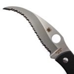 Ніж Spyderco Civilian C12GS Чорний зі світлим клинком