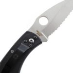 Ніж Spyderco Civilian C12GS Чорний зі світлим клинком