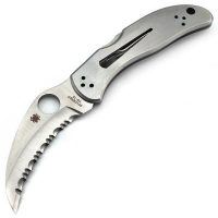 Ніж Spyderco Harpy C08 Серрейтор (Serrated) зі світлим клином