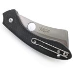 Ніж Spyderco Roc Cleaver C177 Чорний зі світлим клинком
