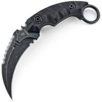 Ніж Strider Fixed Karambit Чорний з чорним клинком