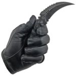 Ніж Strider Fixed Karambit Чорний з чорним клинком