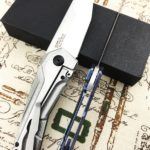 Ніж Zero Tolerance GTC 0055 Flipper Синій зі світлим клинком
