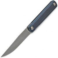 Ніж Zieba Knives G2 S.U.T.G. Steel Синій зі світлим клинком